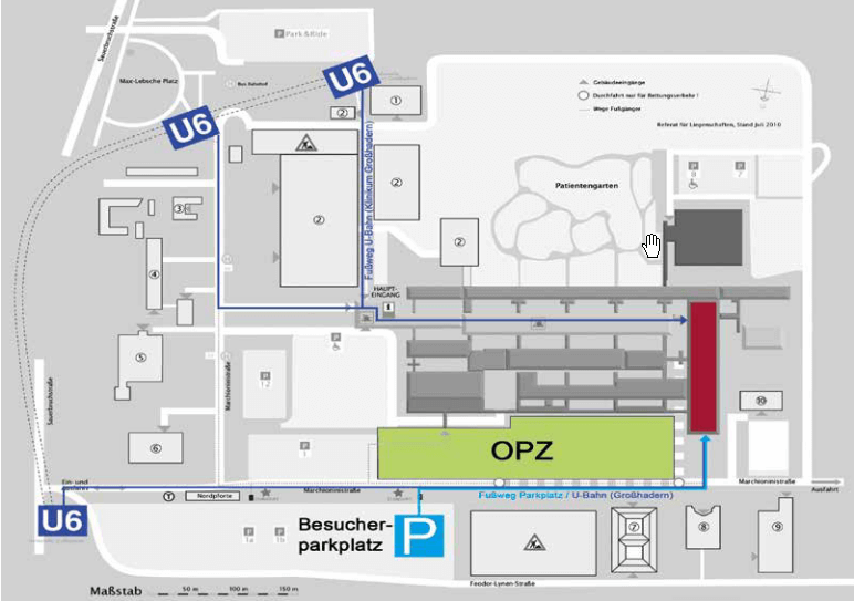 Lageplan LMU München